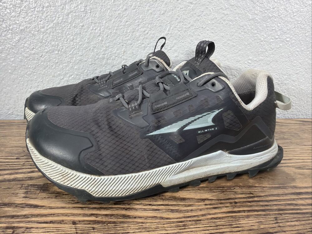 Altra Lone Peak All-WTHR 2 Women's Trail Running Shoes Black Size 8